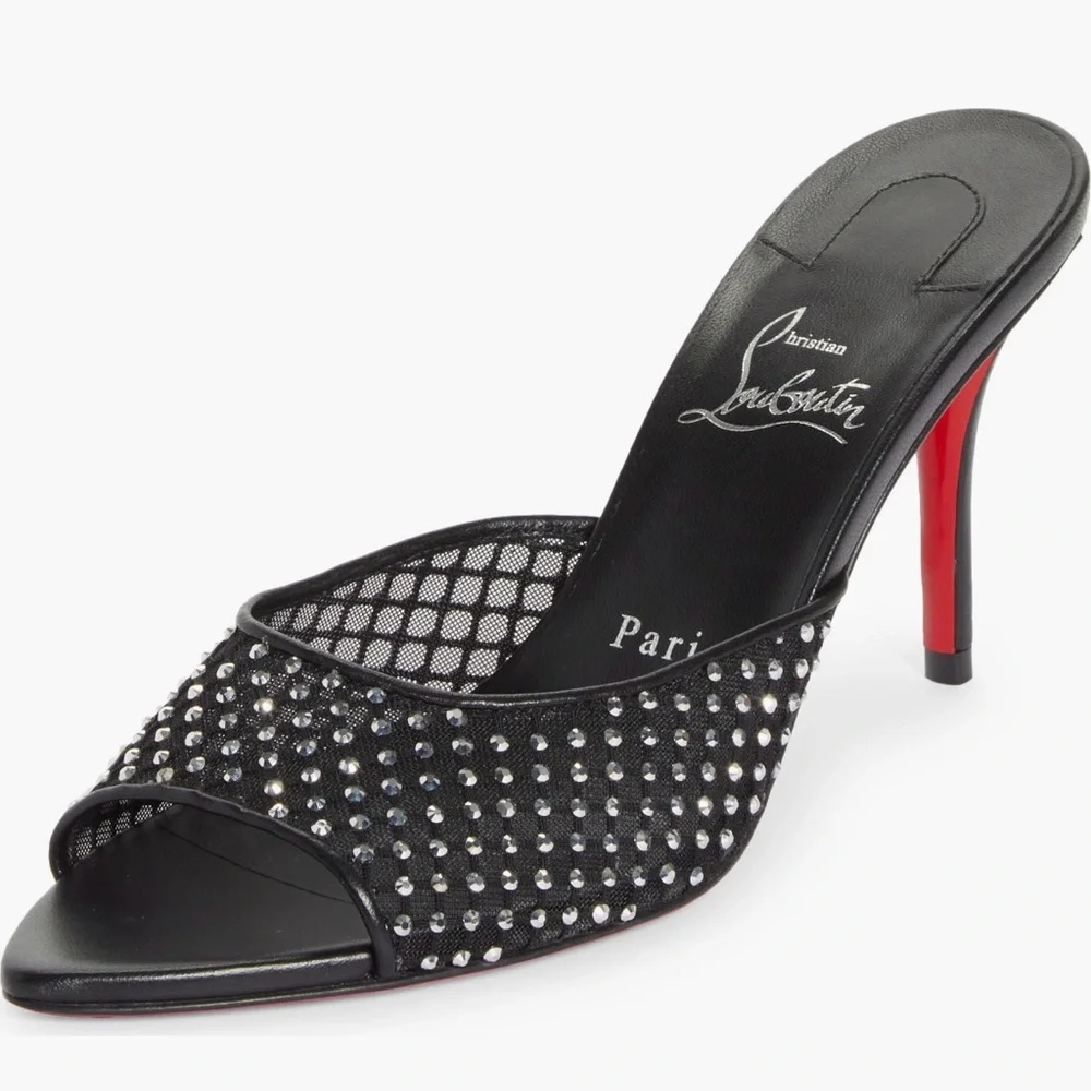 💰⬇️ CHRISTIAN LOUBOUTIN 
Apostropha Mule Mesh Strass 80 - Picture 13 of 13